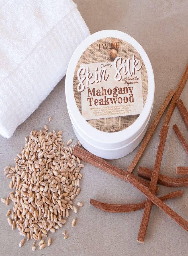 تواين زبدة الجسم TWINE Skin Silk مع المغنيسيوم من البحر الميت وخشب الماهوجني وخشب الساج 4 أونصة - Image 3